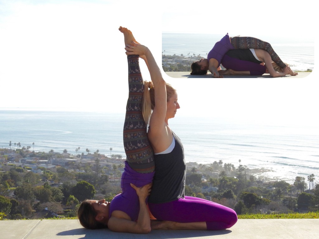 couples yoga moves